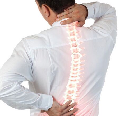 osteochondrosis na kashin baya a cikin mutum